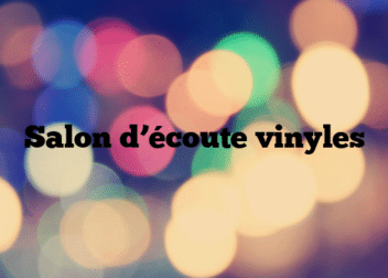 Salon d’écoute vinyles